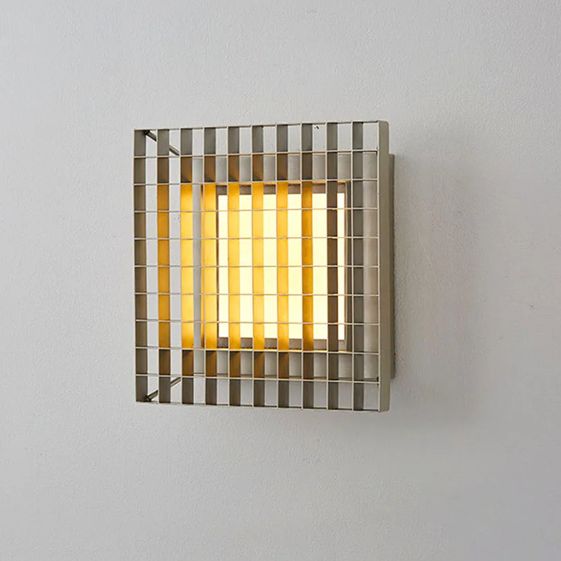 Art Deco LED Wall Lamp White Silver Metal Indoor Sconce
