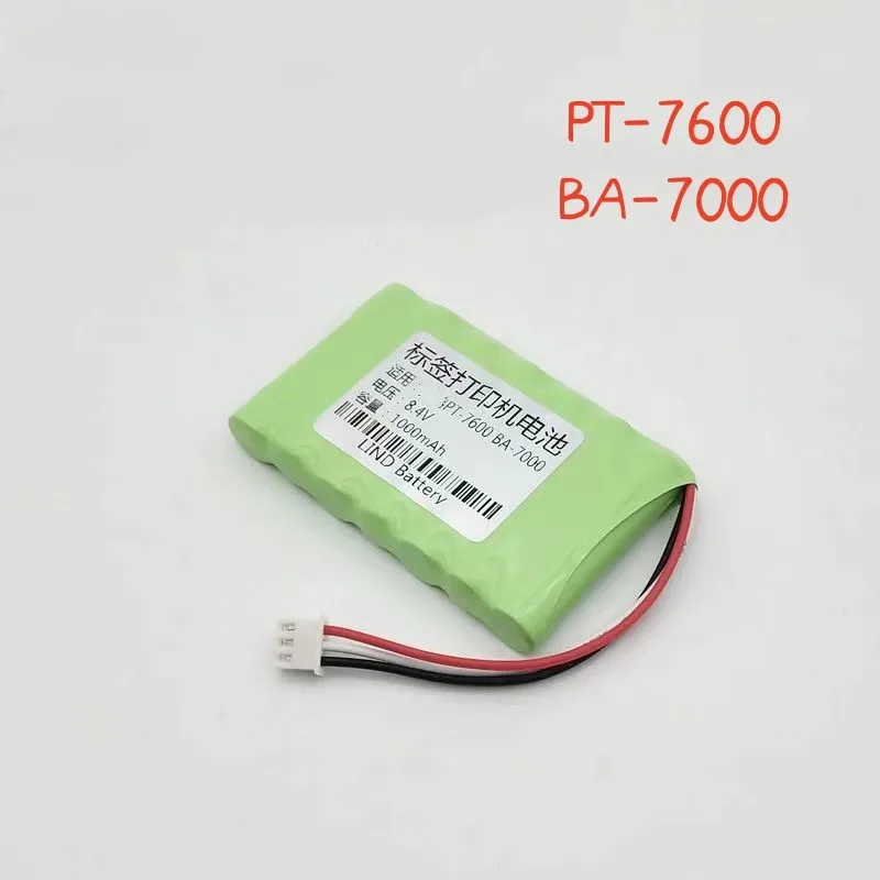 1000mAh8.4V pour frère PT-7600 BA-7000 Étiquette imprimante NI-laissée batterie aste