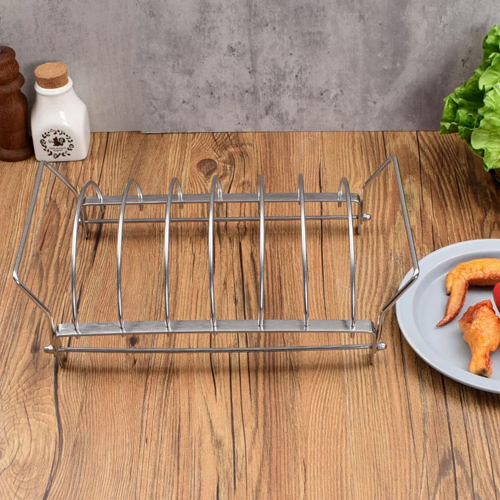 

Camping Foldable Stainless Steel Barbecue Grill Rack Portable Outdoor Bbq Stand Garden Roasting Rack Cooker Camp Fire Grills