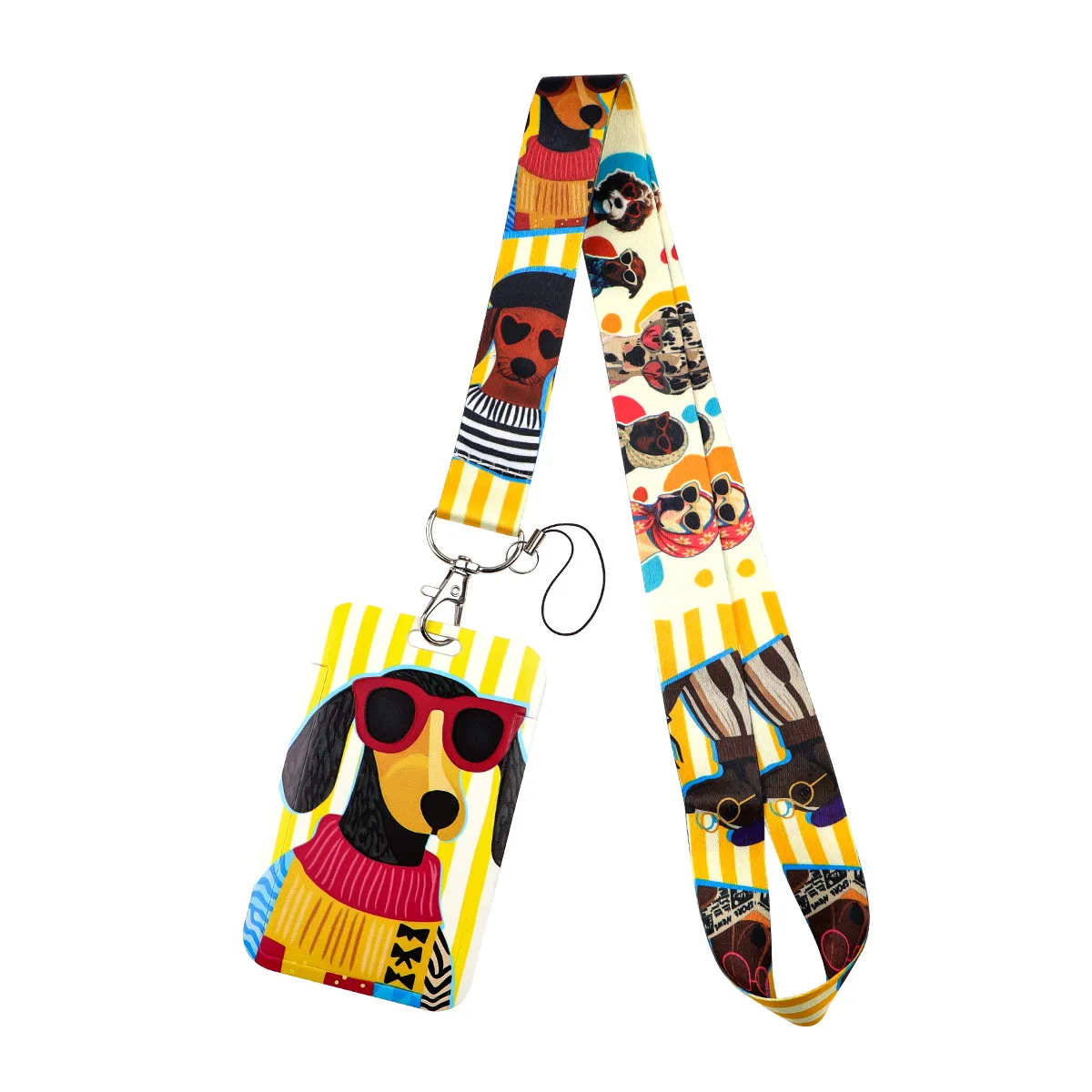 Animals Credential Holder Lanyards for Key Art Paintings Neck Strap For Card Badge Gym Keyring Accessories Gifts Cute Decoration
