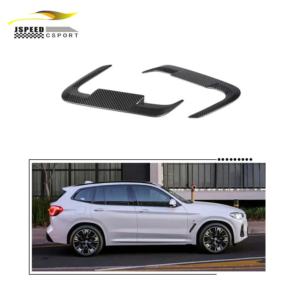 

Suitable for The carbon fiber front fender side vent cover trim of the 2023 BMW JCSPORTLINE IX3 G08I