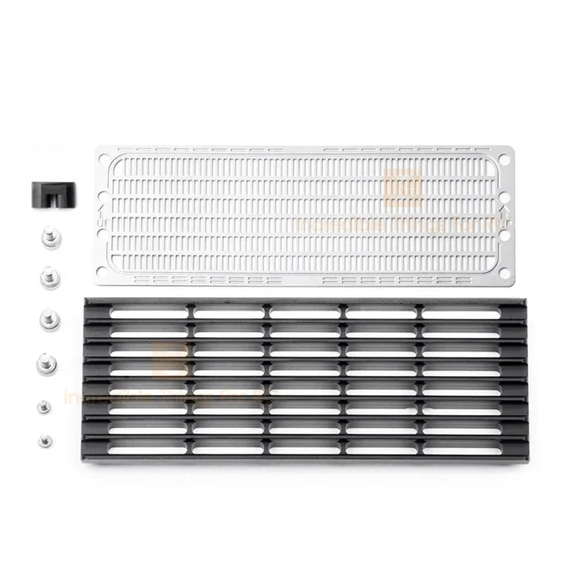 Metal Front Face Intake Grille Net for 1/10 RC Crawler Car Traxxas TRX4 Defender Upgrade Parts