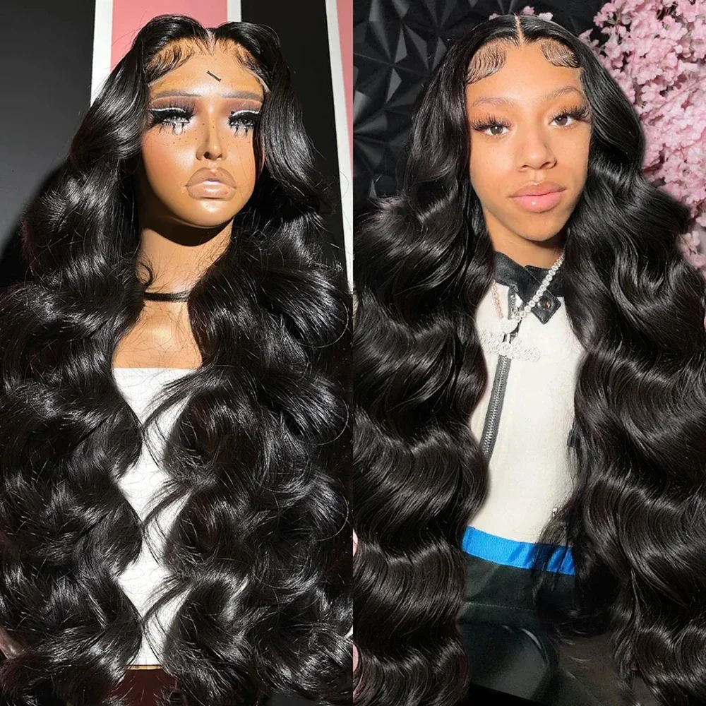 Body Wave 100% Human Hair Wigs 13x6 13x4 HD Lace Frontal Wig Wet and Wave For Women Brazilian Remy Curly Preplucked 4x4 Lace Wig