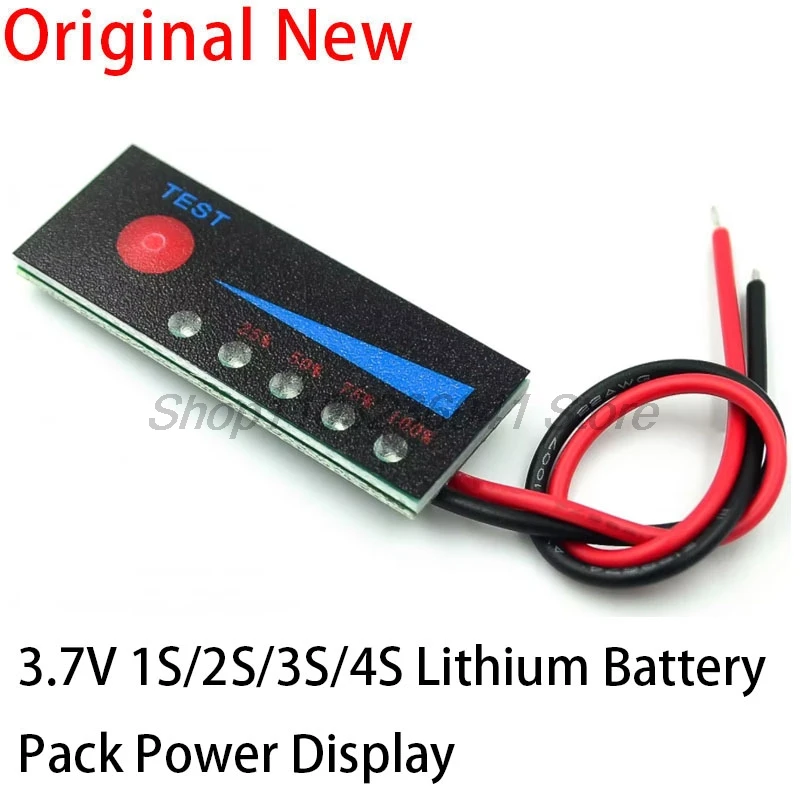 3.7V 2S 3S 4S 18650 Li-ion Lipo Lithium 12V Wskaźnik poziomu akumulatora kwasowo-ołowiowego Tester Wyświetlacz LCD Moduł miernika Pojemność Napięcie