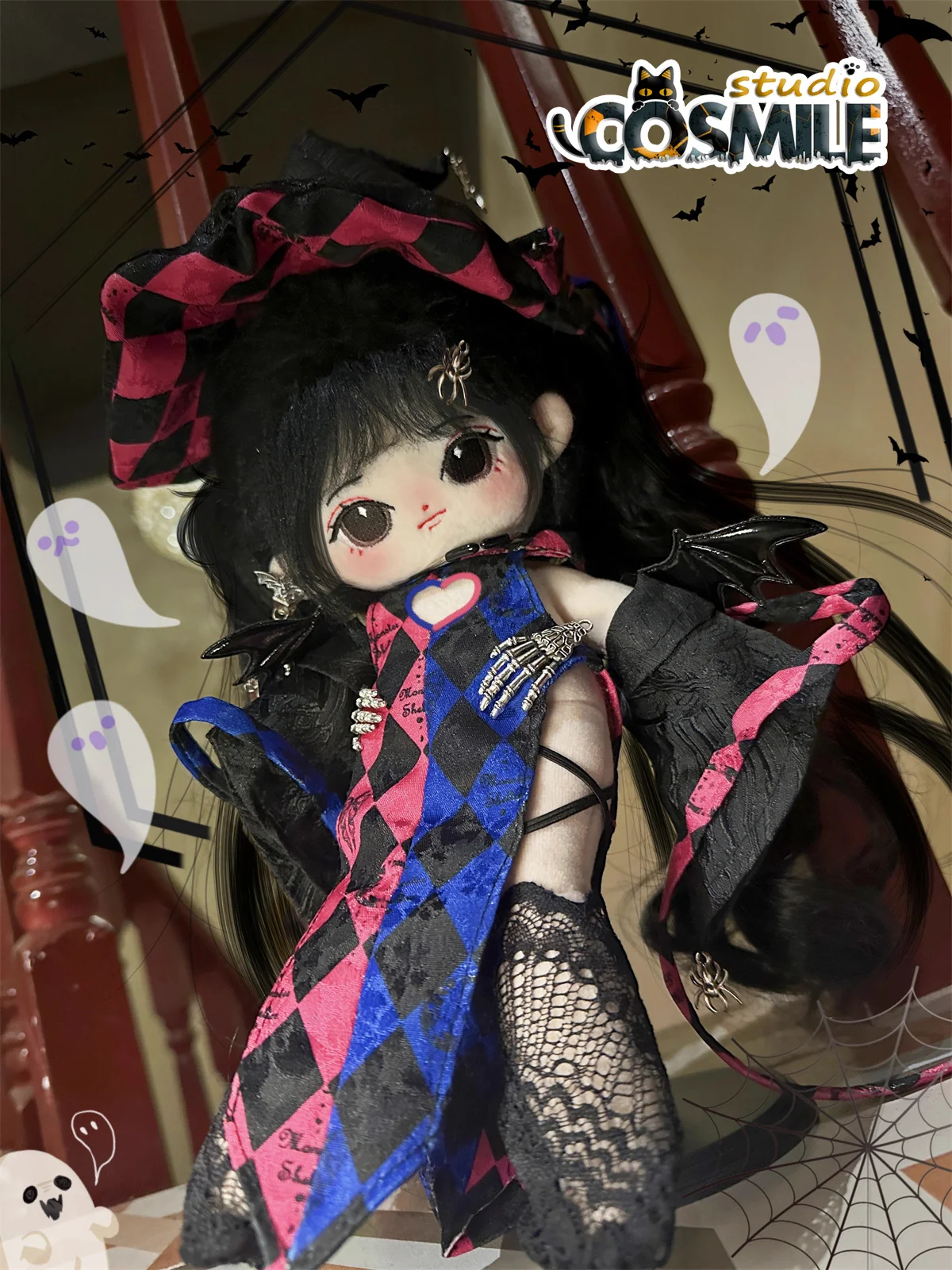 

Idol Harajuku Witch вечерние Subculture Hot Girl Cheongsam набивное платье плюшевая игрушка 30 см Одежда для кукол XGW May