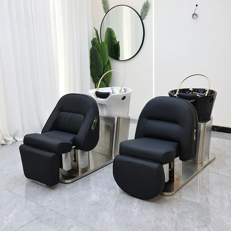 

Multifunctional Modern Head Spa Bed Electric Reclining Salon Shampoo Chair with Water Therapy