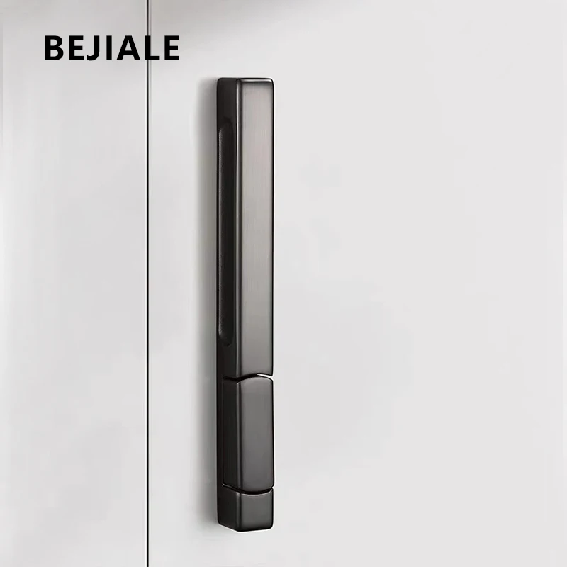 Single-Side Invisible Sizzle Lock Single-Side Lock For Interior Bedroom Background Door Secret Lock Hidden Black Door Handle