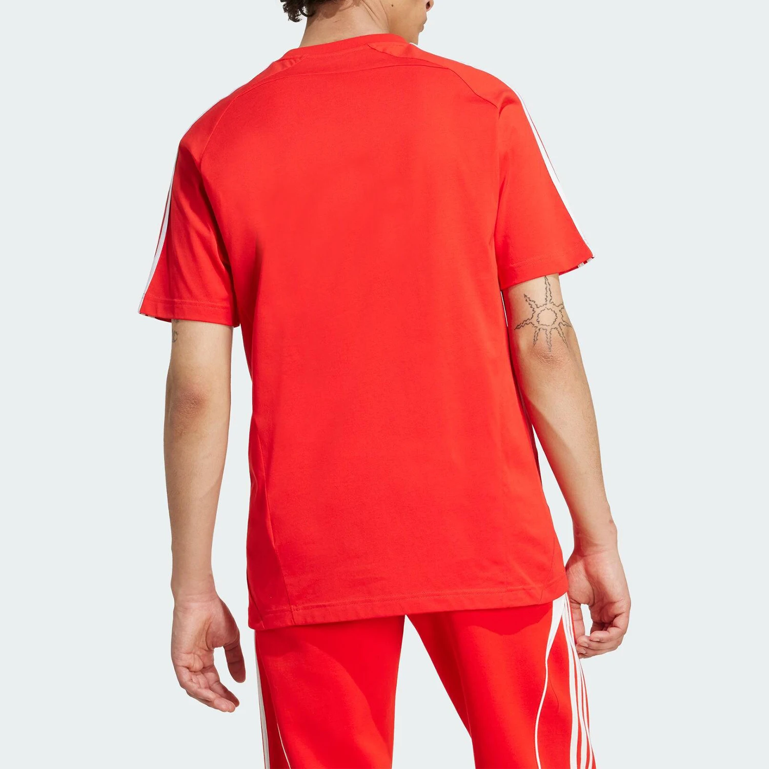 Adidas Authentic 2025 Summer Men's Plain Knit Training Short Sleeve JM9425