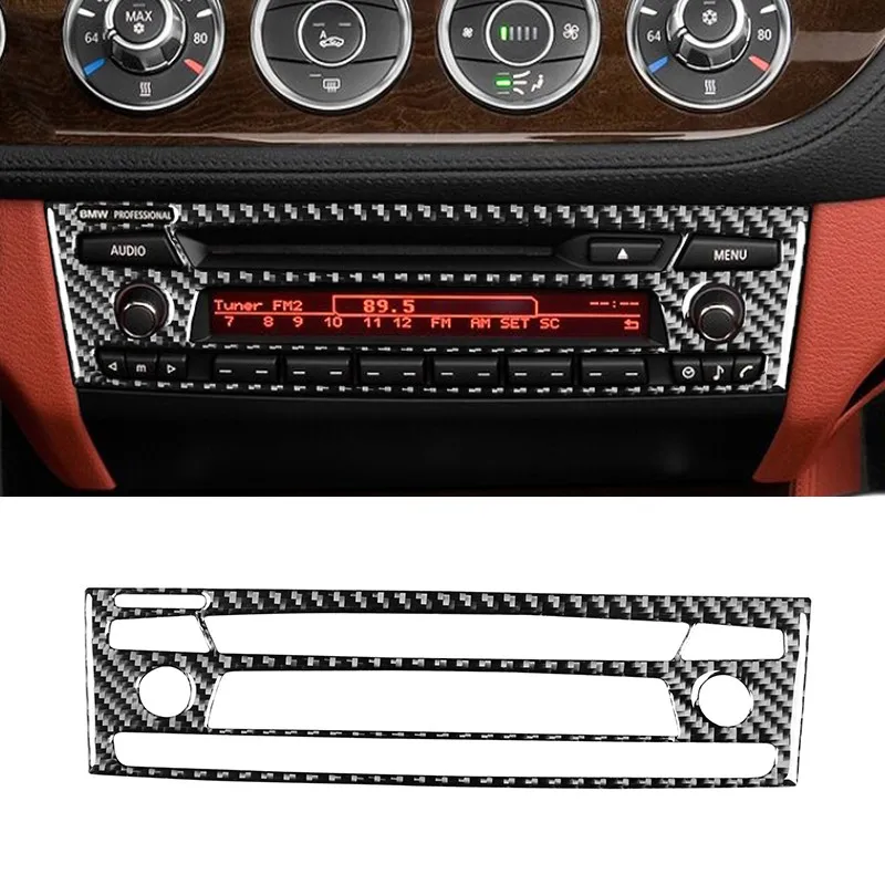 

Наклейка из углеродного волокна, автоконсоль, CD-панель, декоративная рамка, накладка для BMW Z4 E89 2009-2016, автомобильный Стайлинг, аксессуары для интерьера