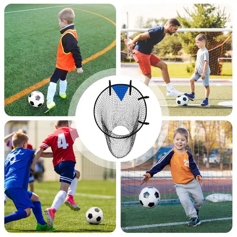 Soccer Champions Target Net Foldable Practice Target Shooting Outdoor Football Training Equipment For Shooting Accuracy Training