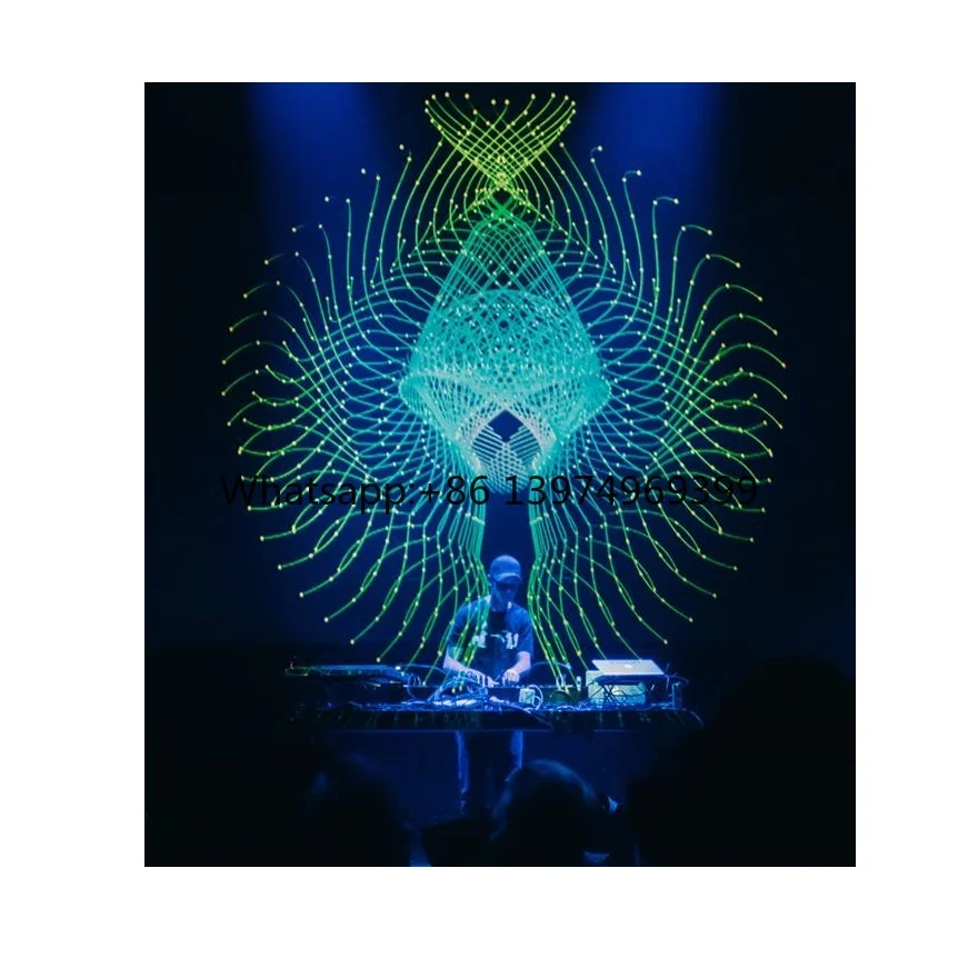 3D Holographic Projector Screen Hologram Mesh Fabric Portable Fireproof 3m/5m/7m Width for Optimal Front & Rear Projection