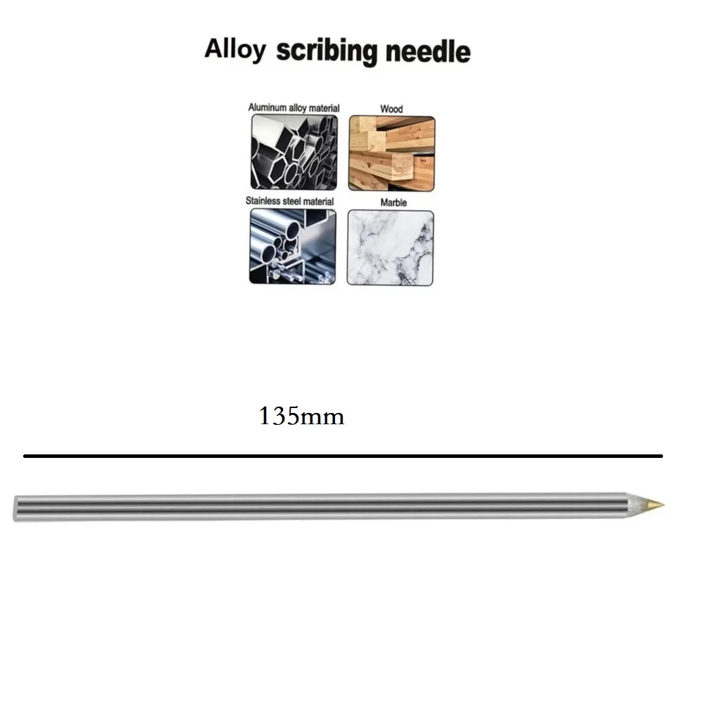 Carbide Scriber Hard Metal Lettering Pen Metal Wood Glass Tile Cutting Marker Pencil Metalworking Hard Metal Lettering Hand Tool