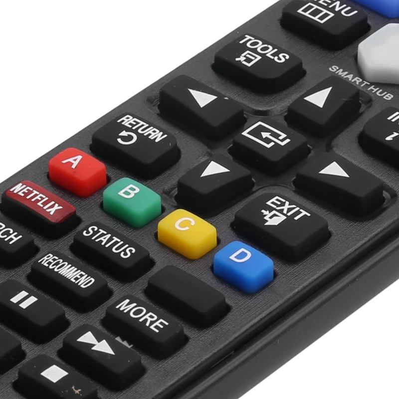 Controle remoto universal para samsung smart tv, lcd, led, hdtv, 3d