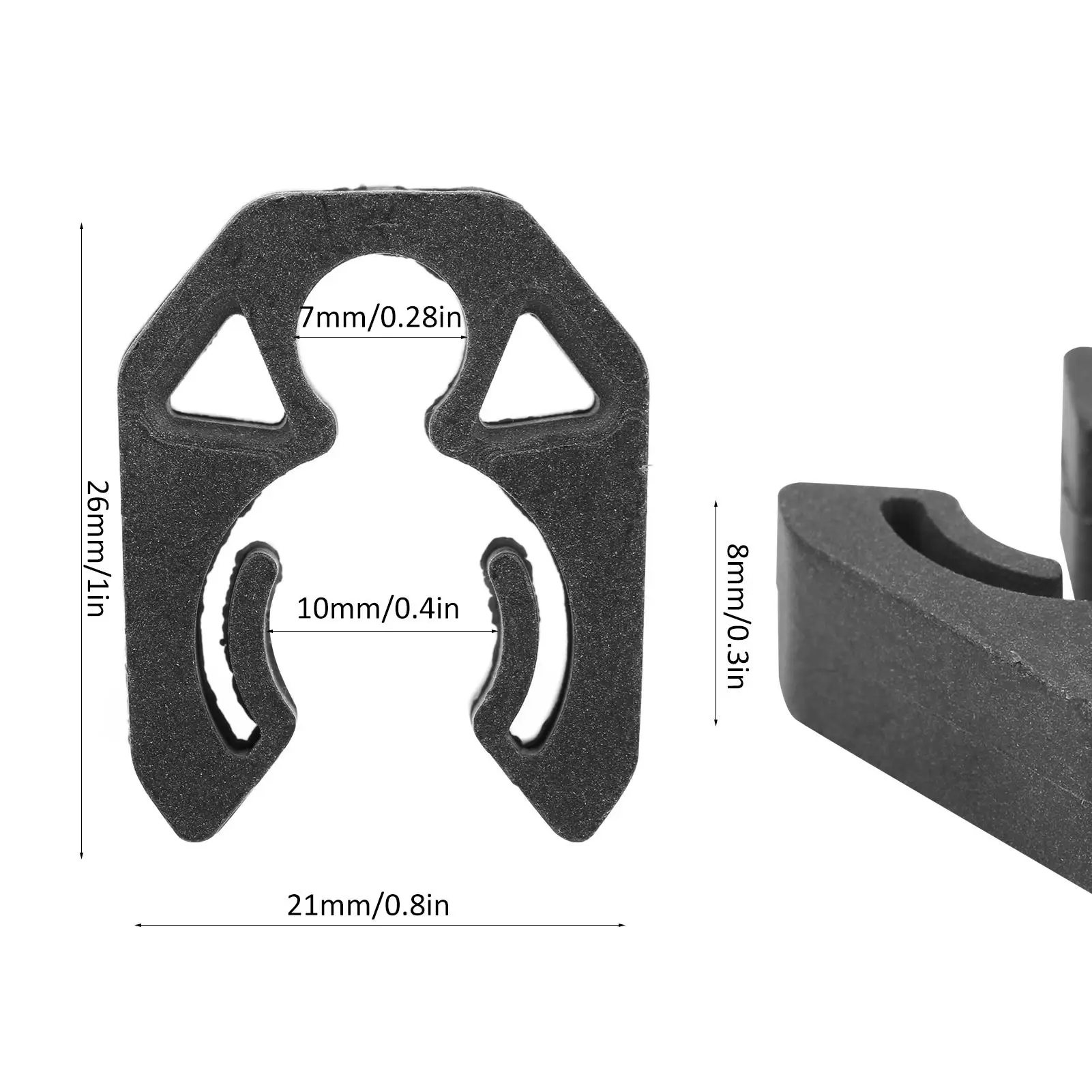 Quick Release Diving Hose Clip Buckle for Second Stage Valve & Pressure Gauge - Essential Diving Accessory