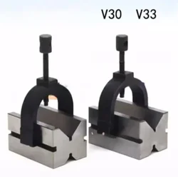 V30 V33 High Precision V Block Clamp Set A Type Machinist Blocks and Clamp Tools Set