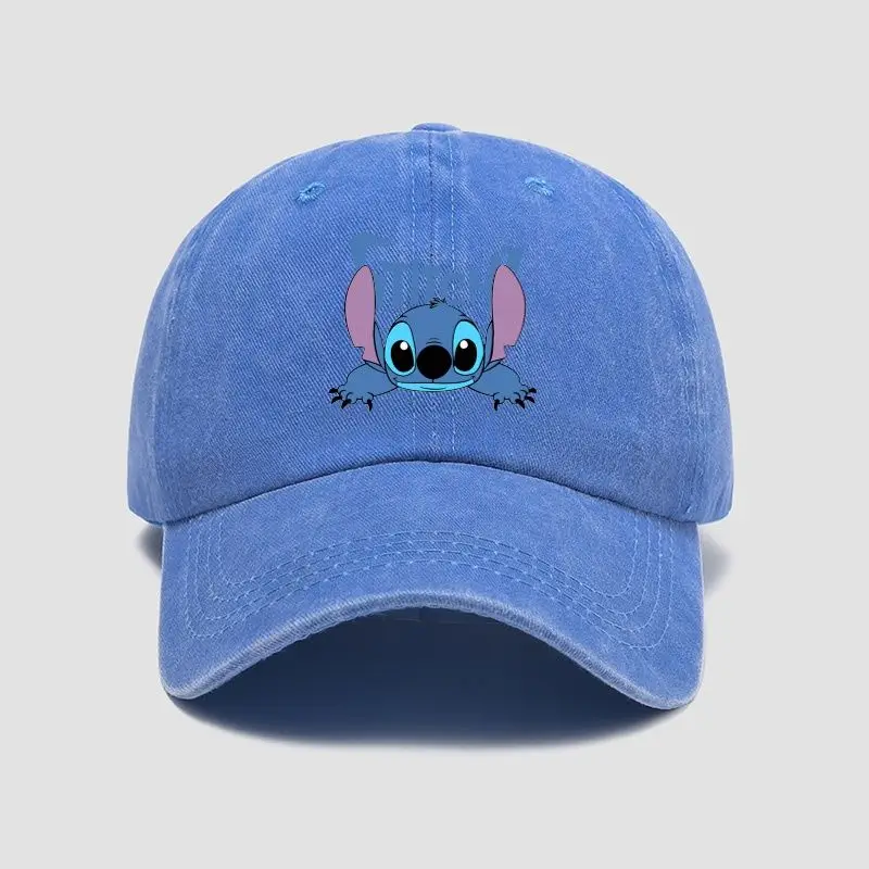 MINISO Kids Caps Cartoon Lilo & Stitch hats peaked cap boys and girls baseball cap Fashion Casual Summer Caps Tide Sport Hats