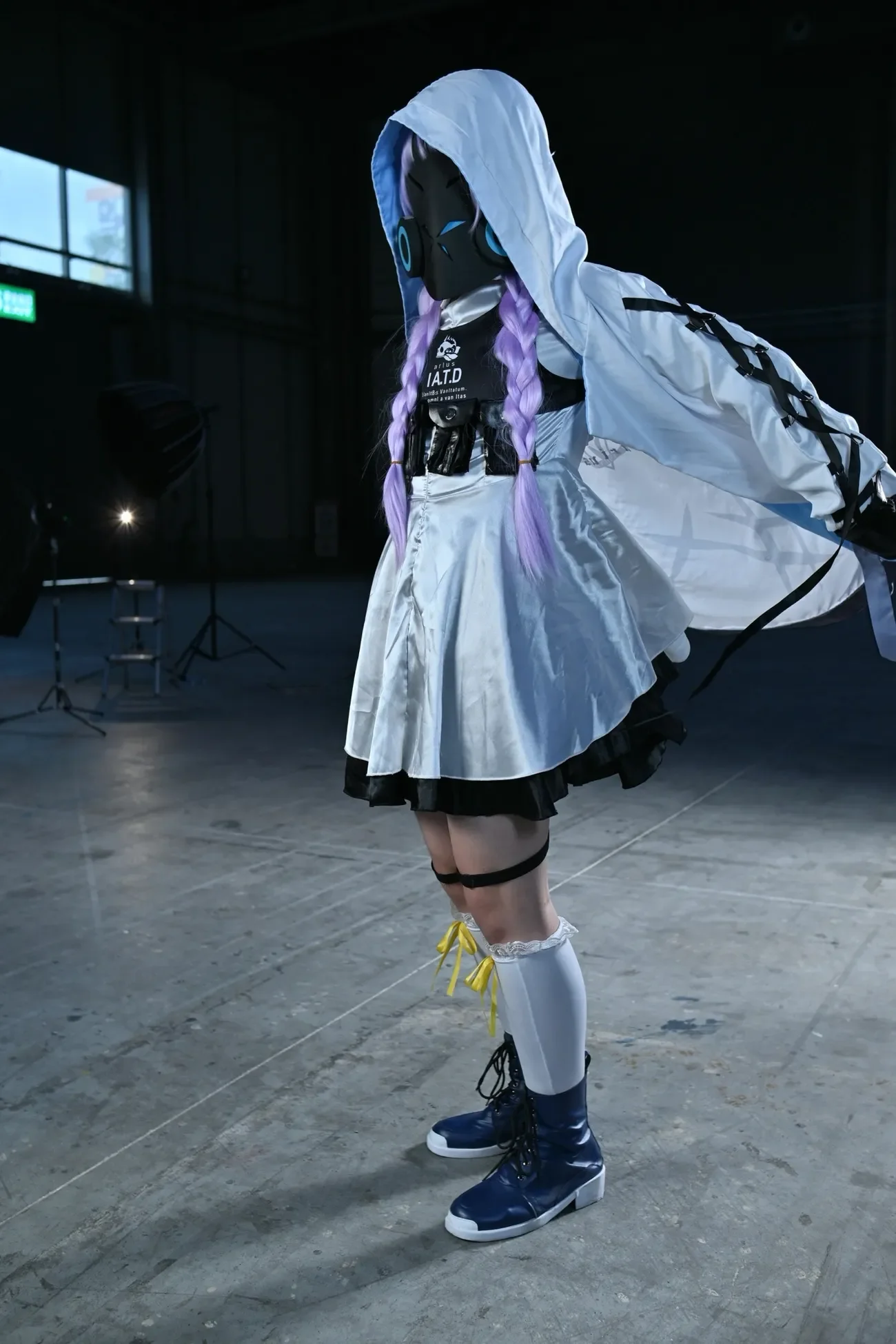 

Хакари Ацуко Косплей Костюм Синий Архивный Костюм для Хэллоуина Карнавал Вечеринка Аниме Взрослый COS Рождественский Подарок