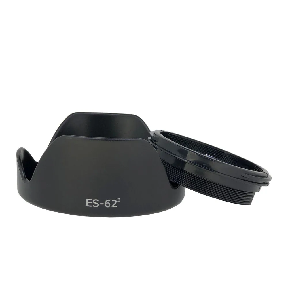 ES-62II ES-62 II Camera Lens Hood for Canon EOS 500d 550d 600d 650d 700d 100d EF 18-55mm 55-250mm 50mm F/1.8 II Lens ES-62II