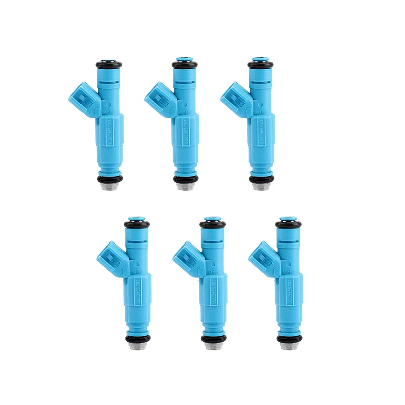 

6PCS 0280155972 Fuel Injectors 53031099 For 2002-2003 Liberty Ram 1500 3.7L V6