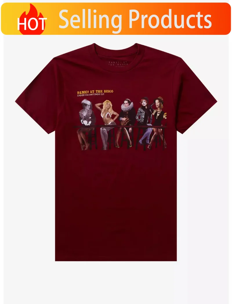 Panic! At The Disco Fever Can't Sweat Out Boyfriend Fit Girls New Spring/Summer Arrivals Fit Casual  Streetwear Men Women