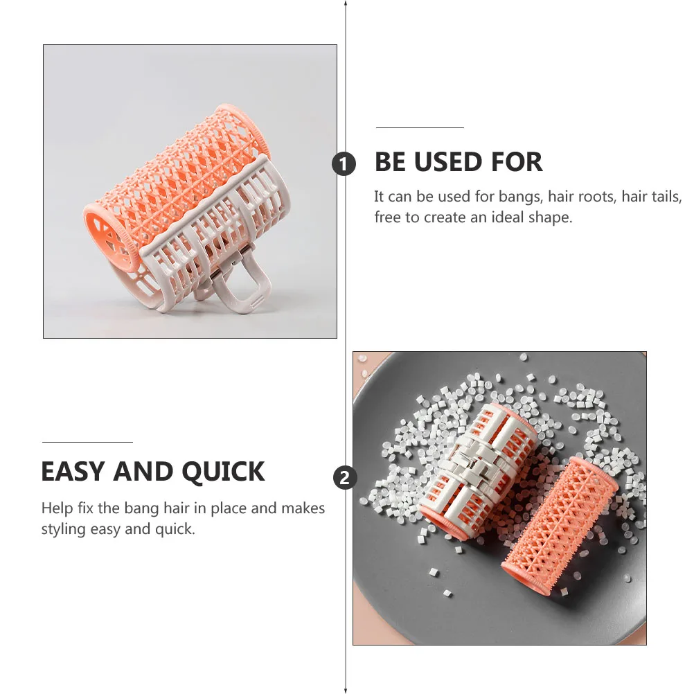 

3pcs Soft Hair Curlers Foam Rollers for Women Jumbo Elasticity Self Grip Bangs Styling Tool Air Bangs Root Curlers Clips