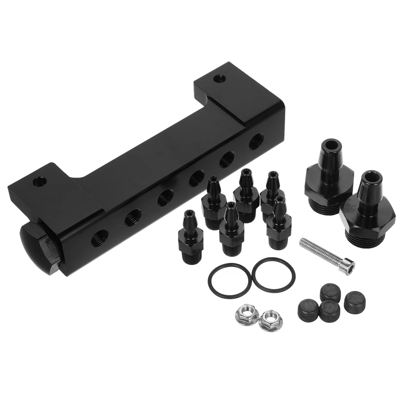 

Aluminum Rail Kit For High Pressure Fuel Pump Upgrade Enhanced Fuel Efficiency Universal Car Models Engine Parts