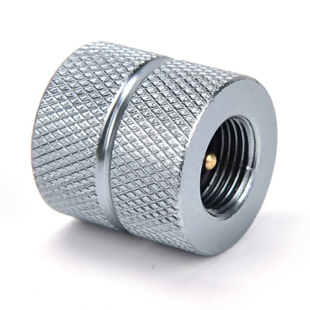 Type Connector Gas Refill Adapter Outdoor Reusable Stove 20 * 20mm Aluminum Alloy Butane Camping Canisters Brand New