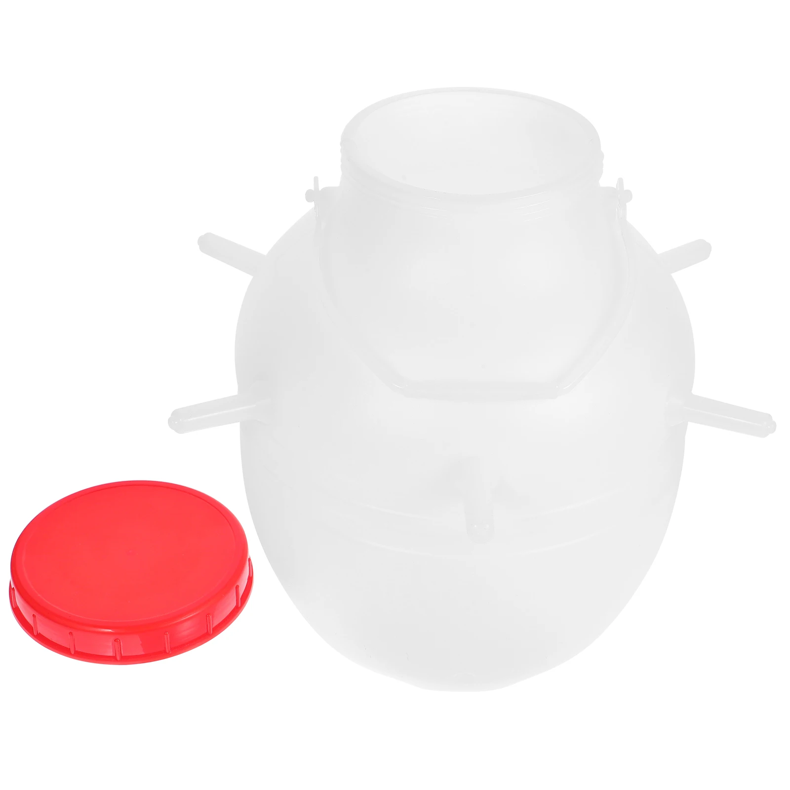 

Lamb Milk Bucket Large Capacity Silicone Nipple Nursing Feeder Barrel Lamb Feeding Bucket Animal Milk Bottle Calf Feeder