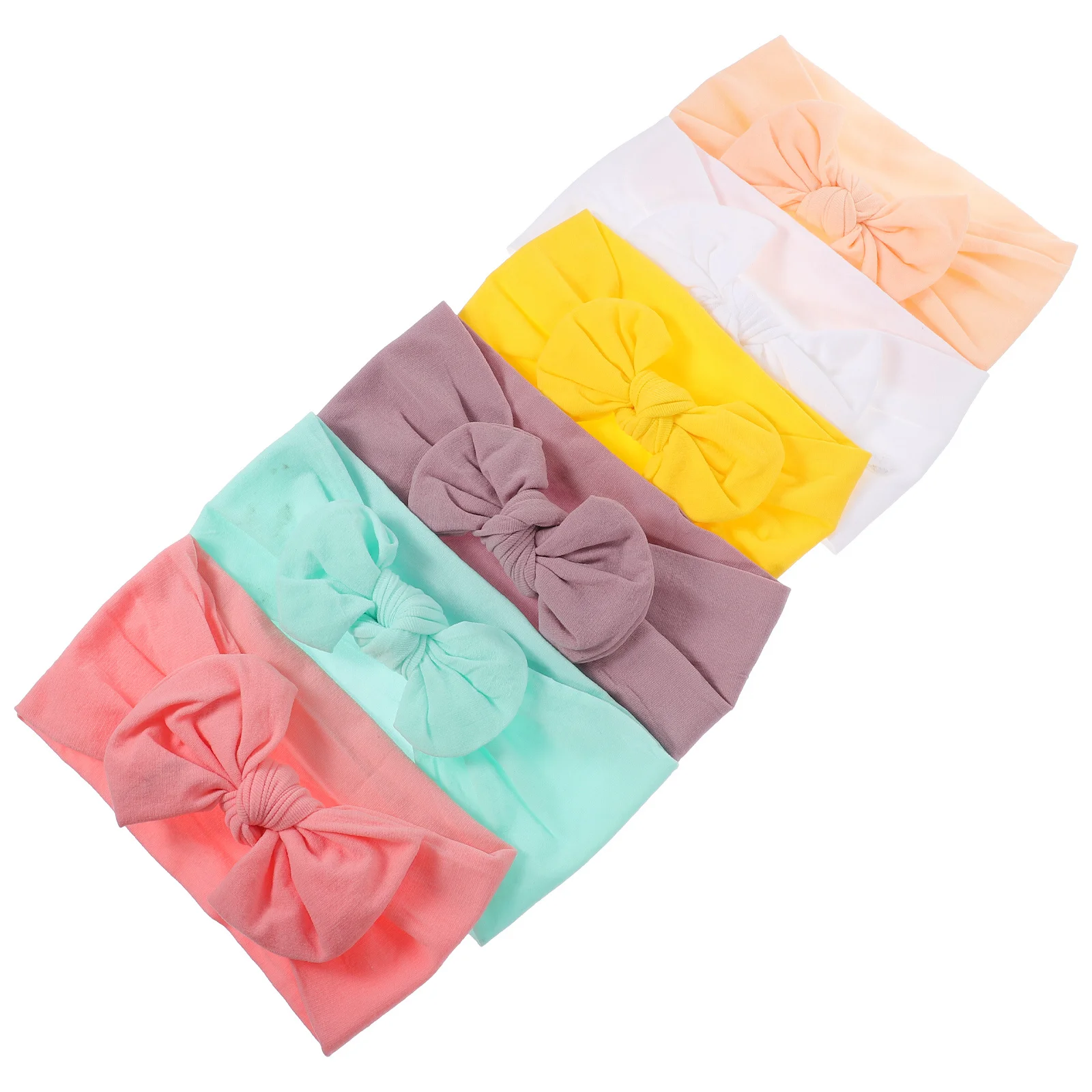 

6Pcs Infant Headbands for Baby Girls Stylish Bow Hairband Stretchy Comfortable Hair Accessories for Toddlers Kids Holiday Party