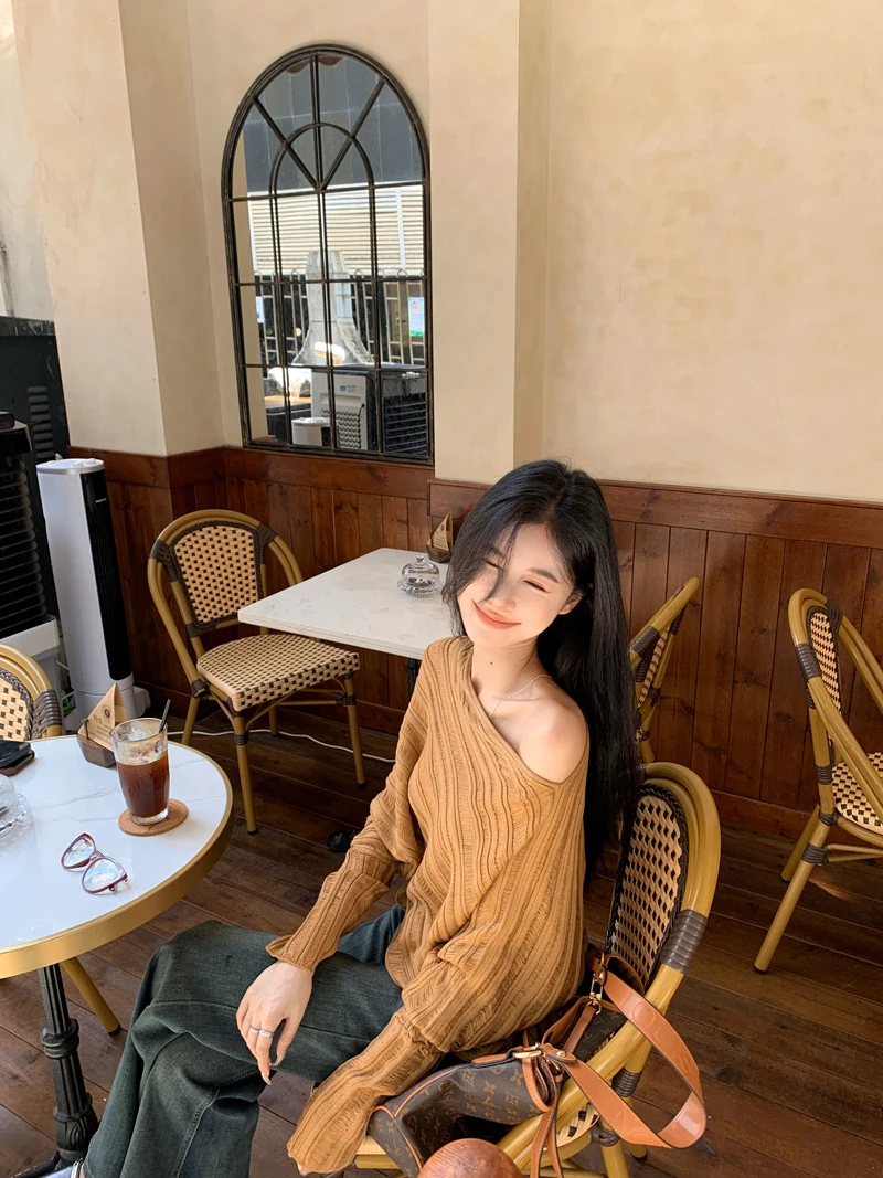 

Sweaters Jumpers Pullovers Womens Cashmere Women Knit Jerseys Y2K Woman Breathable Mesh Leopard Outdoors Tops Stretchy