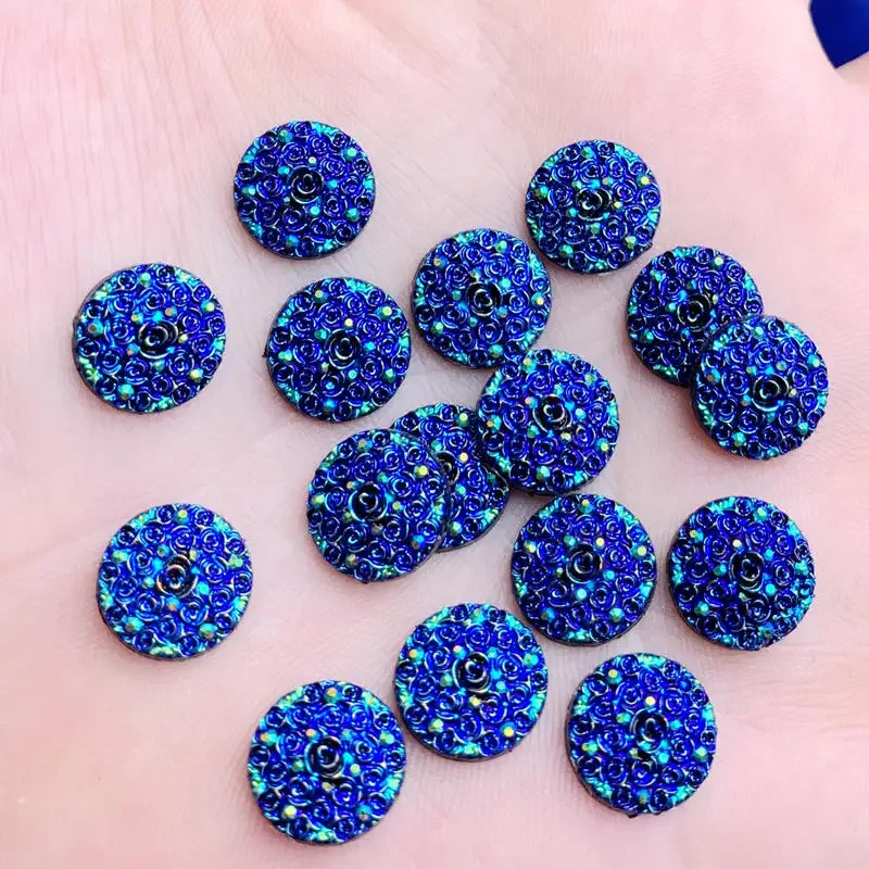 80Pcs 12Mm Rose Flo… - image