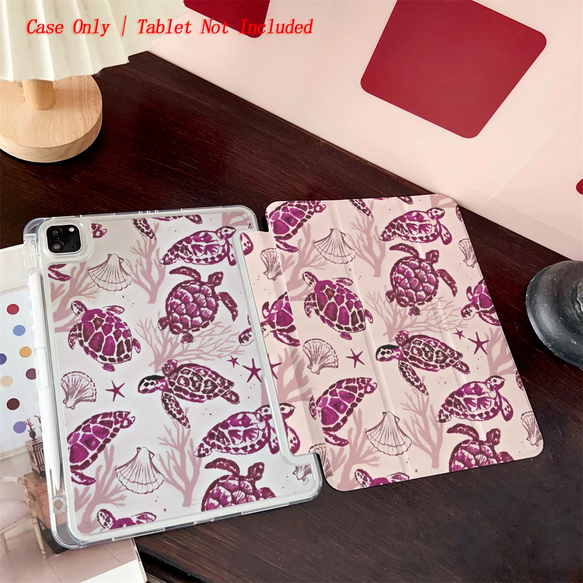 Slim Fit Premium TPU Tablet Cover, Shockproof Durable Lightweight Protective Case for iPad Samsung Huawei Honor Redmi Xiaomi