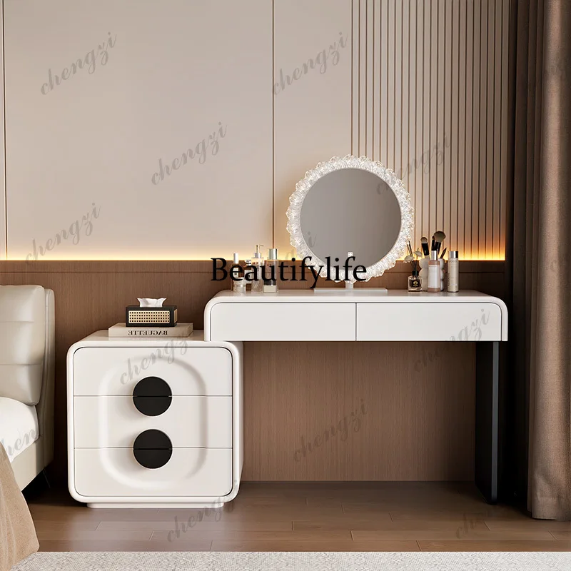 A68Vanity Design Dressing Table Organizers Storage Chair Bedroom Dressing Table Drawers Mirror Tocador De Maquillaje Furnitures