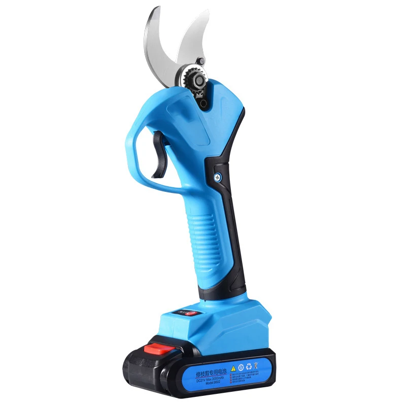 

32mm Tree Pruning Shear Garden Electric Scissors Professional Battery Powered Cordless Electric Pruning Shears