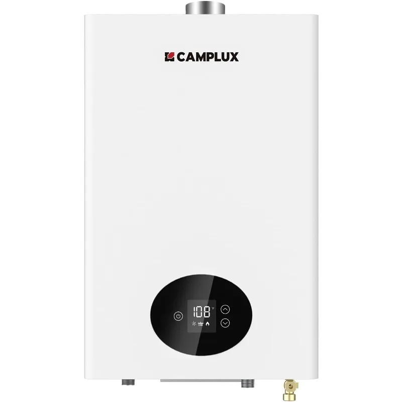 CAMPLUX 4.22 GPM Tankless Water Heater Gas, 102,000 BTU Propane Tankless Water Heaters,On Demand Propane Hot Water Heater Indoor