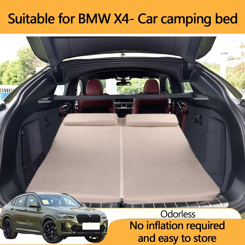 A foldable sponge bed suitable for the trunk mattress of BMW X4, a must-have for long-distance travel and self-driving