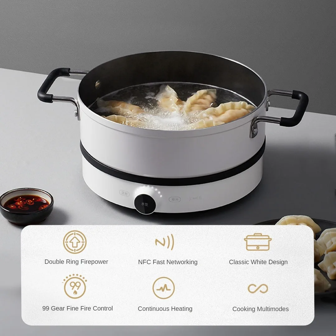 Xiaomi Mijia Induction Cooker 2 For Home 2100W 99 Gears Power Adjustable OLED Screen Smart Electric Oven Plate Kitchen Cooker