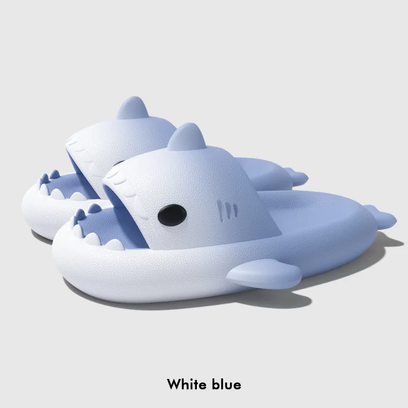 Adult Shark Slippers Bathroom Platform Sandals Outdoor Flip Flops Summer Supersoft Cloud Slipper Eva Slides Shoe