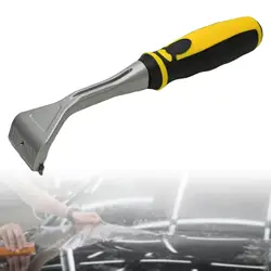 Janela e parede raspador Cleaner, leve e durável, alumínio cabeçada Putty Knife, leve e durável removedor, ergonômico, versátil, 10x2in