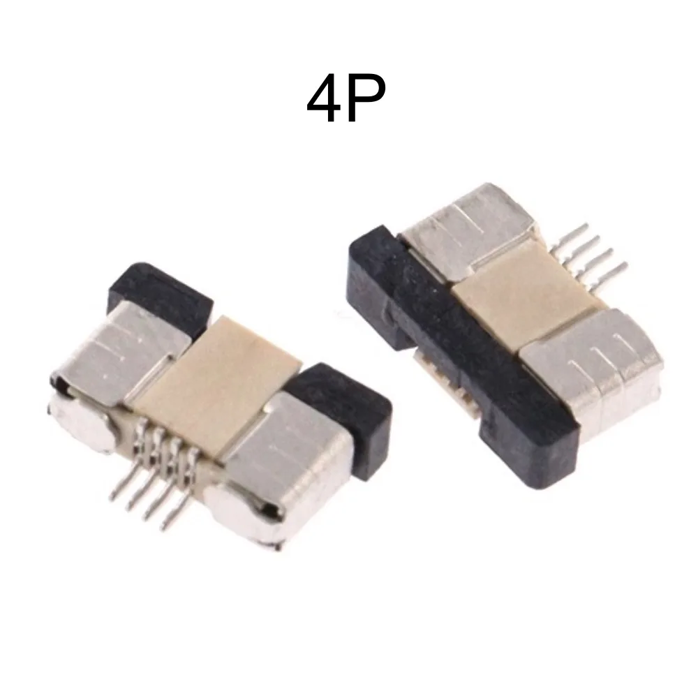 Flat Cable Support Socket Spacing 0.5mm FPC Connector Pull-out Type 4pin-14pin LCD Base Upturned Connection
