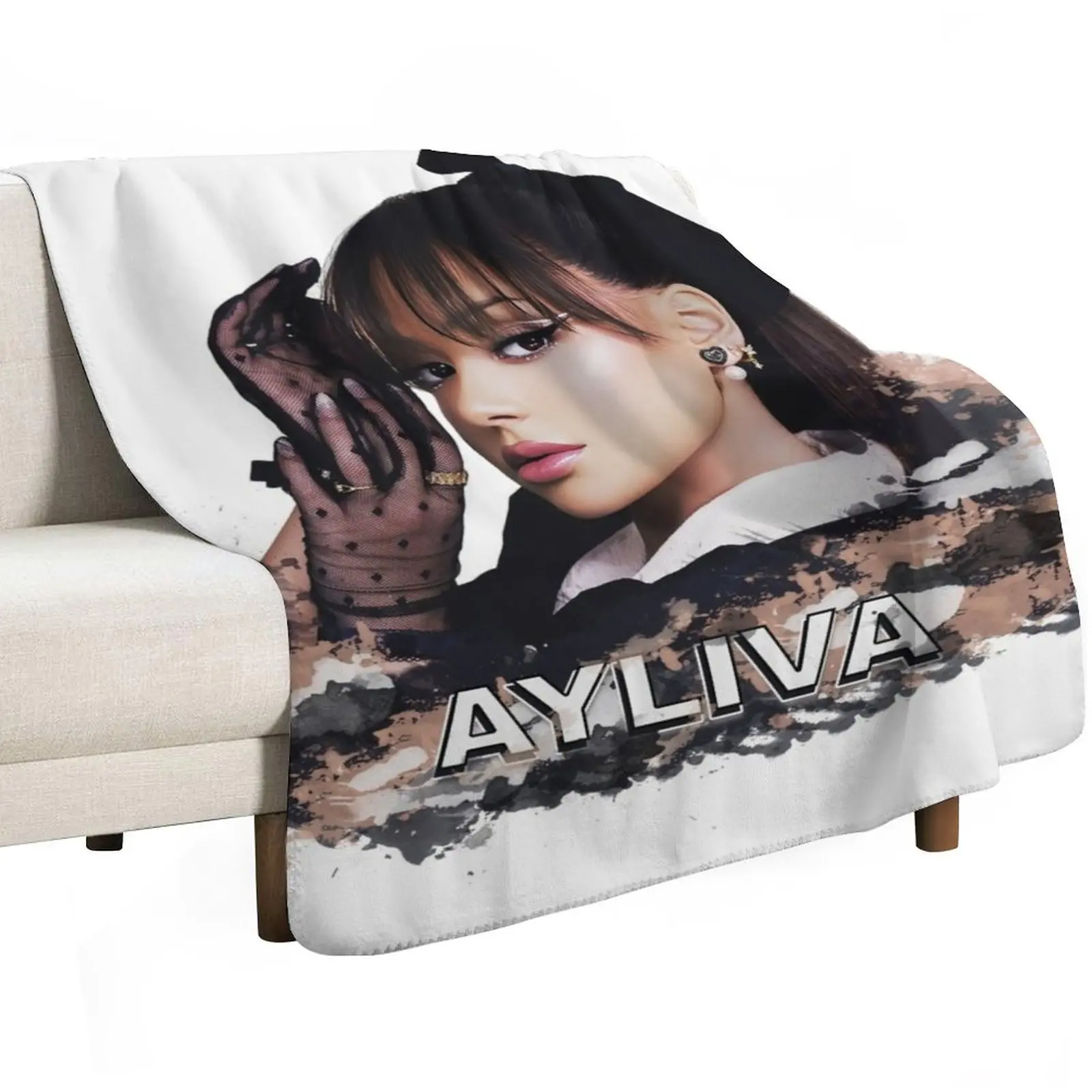 Ayliva in Liebe 2024 Throw Blanket valentine gift ideas Bed Fashionable Hair Quilt Kid'S Retros Blankets