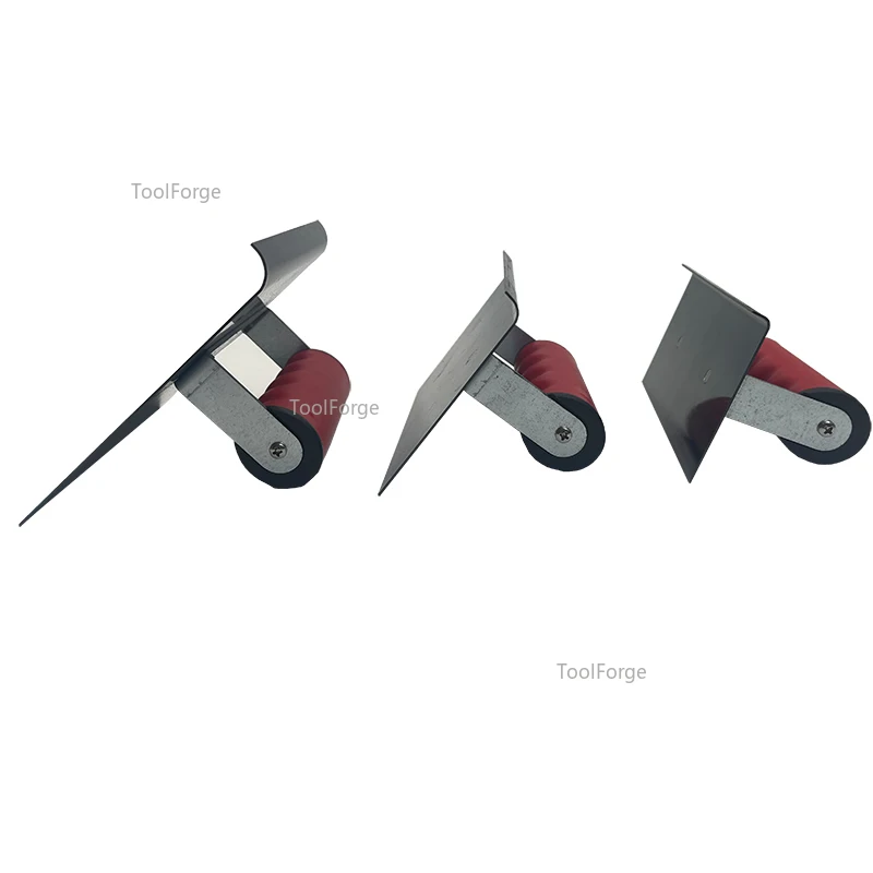 

Нож для обрезки бетона, синие стальные изогнутые концы, дуговой угловой шпатель с резиновой ручкой