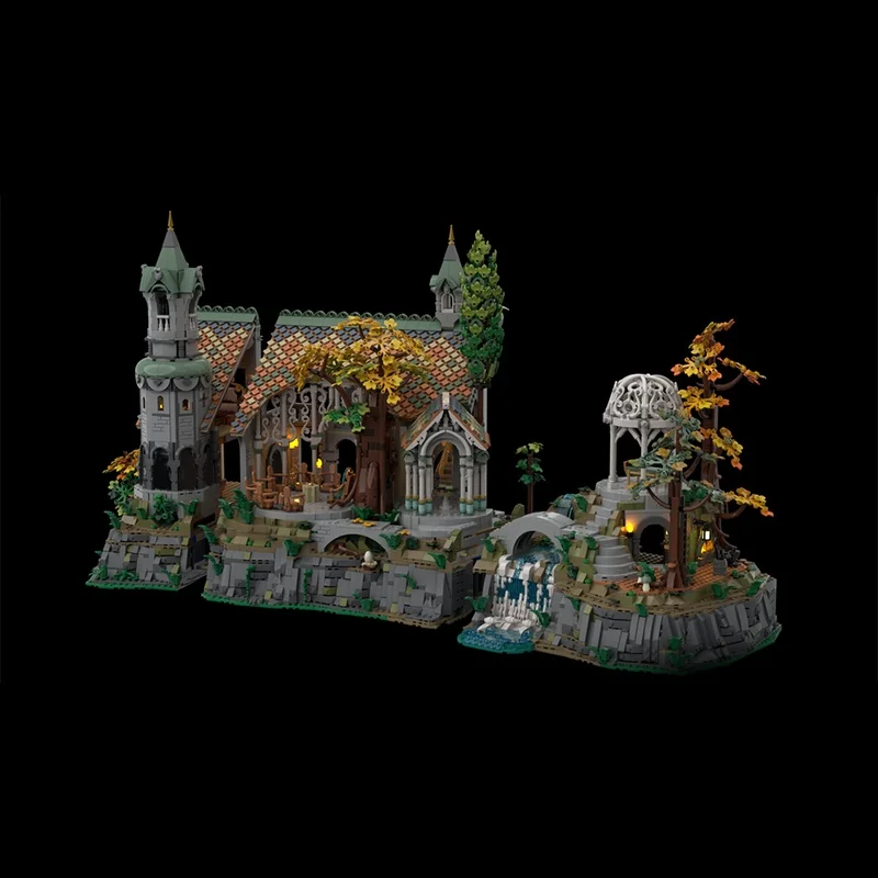 9821 個 MOC リベンデルベースアップグレードバージョンモデルビルディングブロックおもちゃ建築 DIY 教育レンガクリスマスギフト誕生日