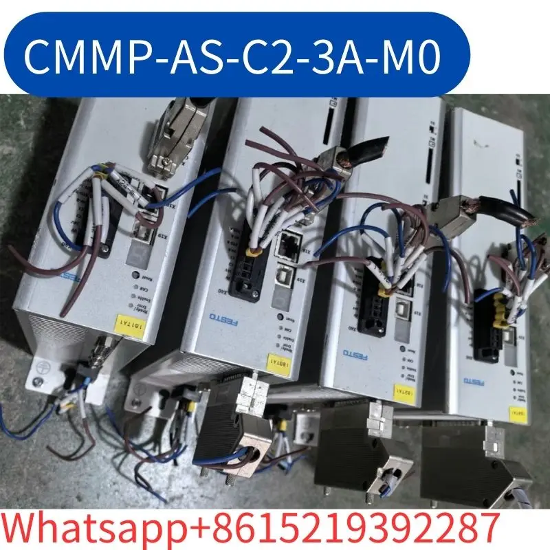 Controlador servo de segunda mão, CMMP-AS-C2-3A-M0, 1622901, teste OK