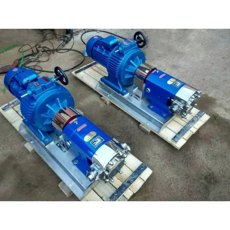 

Factory Price 3RP Stainless Steel Sanitary Rotor Lobe Pump for Food Industry