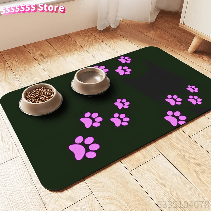 Slip-proof water drain mat. Rapid drying avoids mildew. Durable fabric, easy wash. Perfect for sinks, counters all around home