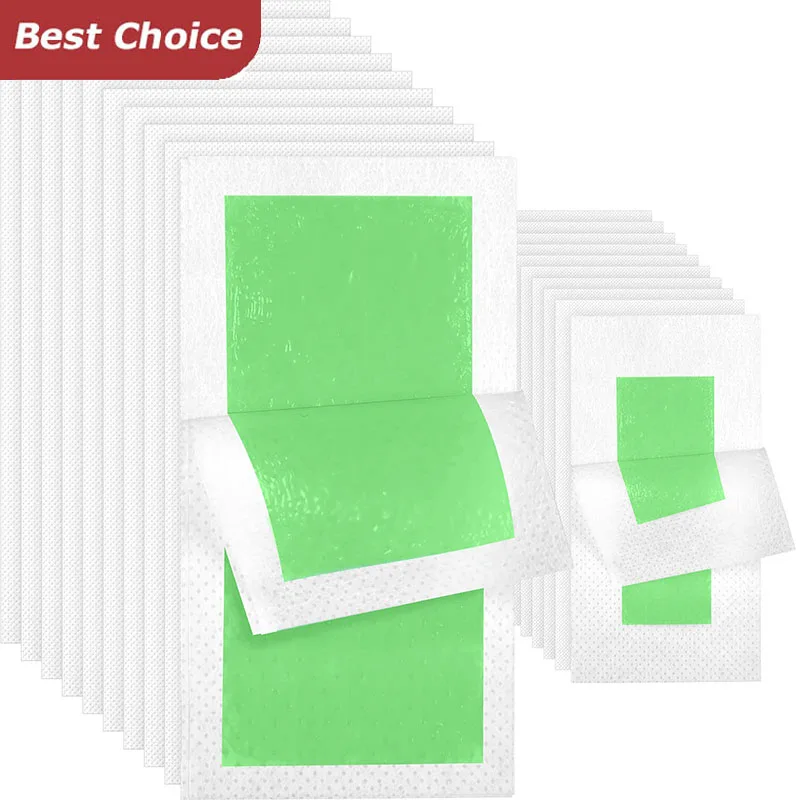 

2026 Facial Wax Strips Facial Hair Removal Quick and Painless Hair Removal Kit for All Skin Types 10PCS