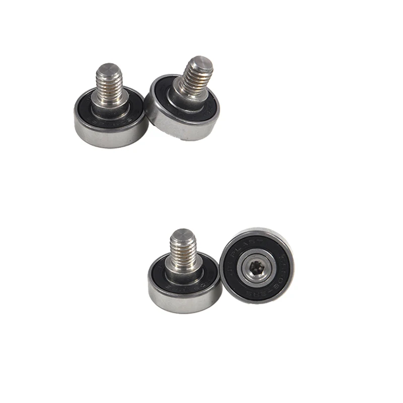 【SHABER】Supply threaded special guide pulley JS60822-7C4L10M8 external thread bearing