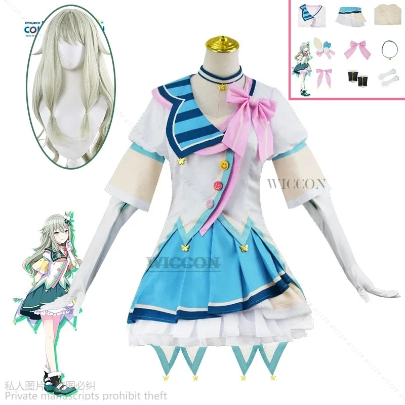 Kusanagi Nene Cosplay Costume Wig Project Sekai Colorful Stage Anime Cosplay Girl Party Brand New dress Wonderland Showtime