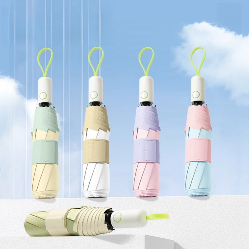 

Трехстворчатый автоматический солнцезащитный козырек 8K, двойного назначения, цветной клей, солнцезащитный зонт от солнца